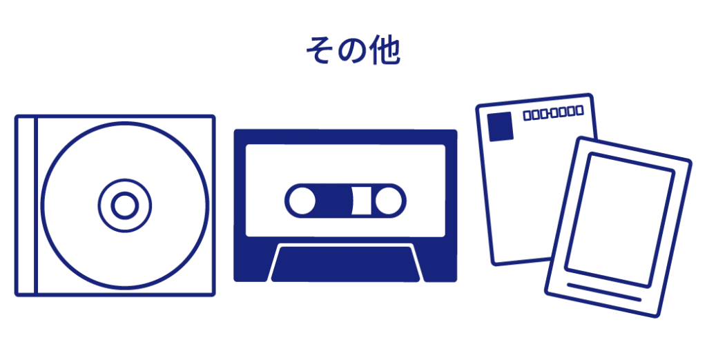 CD・カセット・はがきなどその他メディアのアイコン画像